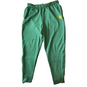 Baylor Bears Nike Dri Fit Green Warm-Up Athletics Pants Size XL BU Big 12 Footba